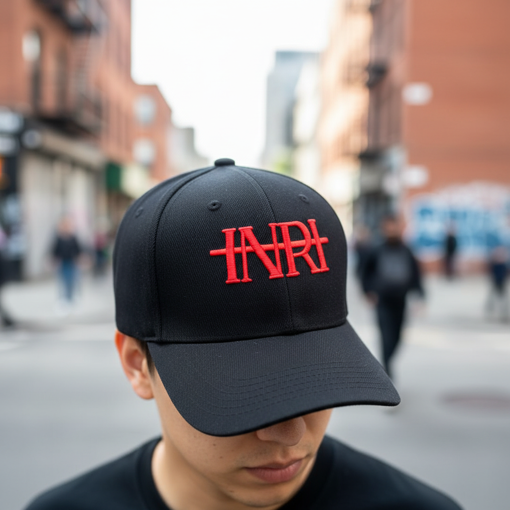 Gorra INRI Bordados Rojos - Lifestyle